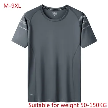Erkek tişört Yaz Açık Büyük Boy kısa kollu tişört Erkekler Çabuk kuruyan Giysiler Rahat Moda Koşu spor tişört