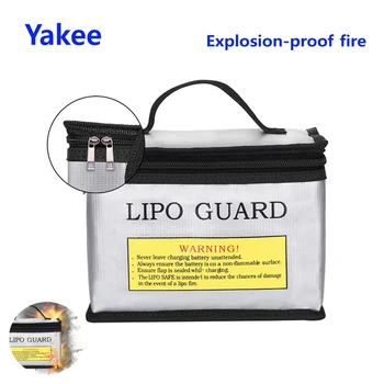 LiPo Pil Taşınabilir Yanmaz Güvenlik Çantası Lipo Guard Patlamaya dayanıklı Yangına Dayanıklı Şarj Çuval Pil Güvenli Çanta Pil