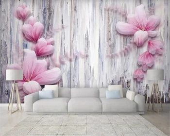beibehang Özel 3D fotoğraf duvar kağıdı çiçek duvar oturma odası yatak odası TV arka plan duvar resmi 3d duvar kağıdı papel pintado tapety