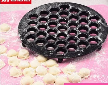 Alüminyum alaşımlı mutfak jiaozi pratik DIY yapmak hamur Pelmeni mantı kalıp aracı makinesi pişirme pasta presi hızlı yapmak 37 delik