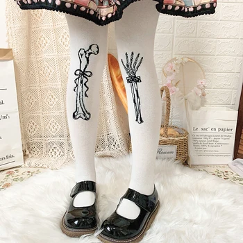Lolita çorap diz üstü çorap, pamuklu çorap, siyah gotik Lolita Japon harajuku ipad çorap