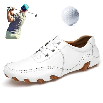 Büyük Boy 38-46 Golf kaymaz Kişilik Eğilim Ahtapot Taban Erkekler golf ayakkabısı Su Geçirmez Açık Çim Golf ayakkabıları Nefes Erkekler