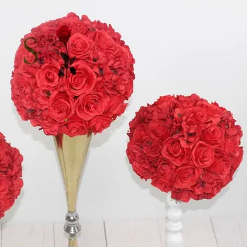 SPR 30 cm/35 cm/40 cm/50 cm çap.düğün vesilesiyle yapay düğün masa çiçek topu centerpiece dekorasyon sahne kemer çiçek