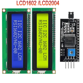LCD 1602 2004 Modülü Mavi Yeşil Gri Ekran 16x2 20X4 Karakter LCD ekran Modülü HD44780 Denetleyici LCD1602 LCD2004