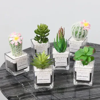 Yeni Yıl Ev Dekorasyonu Kış Yapay Sahte Çiçekler Saksı Bitkileri Yeşillik Dekorasyon Ofis Oturma Odası masa dekoru Estetik Planı