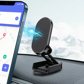 IPHONE Samsung GPS için Evrensel 360° Manyetik Araç Montaj Tutucu Cep Telefonu Standı