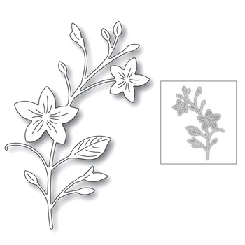 Sıcak Çiçek Yaprakları Bitki 2020 Yeni Metal Kesme Ölür Folyo Stencil DIY Scrapbooking Albümü Dekoratif Kabartma Zanaat Ölür Kesim