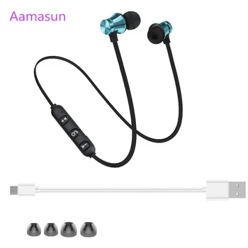 Mic Uzaktan Kumanda İle spor Kulaklık Bluetooth 4.0 Stereo Kulaklık Kulaklıklar için iPhone için Xiaomi Bluetooth Kulaklık