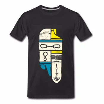 2019 Moda %100 % Pamuklu erkek tişörtü Özel Mountaneering Dağcı Dişli Özel T Shirt Serin erkek Tee Gömlek Ücretsiz Kargo