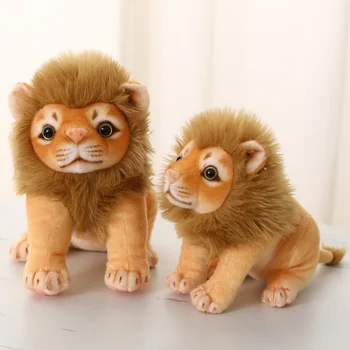 Yumuşak Doldurulmuş Hayvanlar Aslan peluş oyuncaklar Yastık Hayvan Yeni Aslan Kral Peluche Kawaii Bebek Pamuk Kız Brinquedo Oyuncaklar Çocuklar İçin