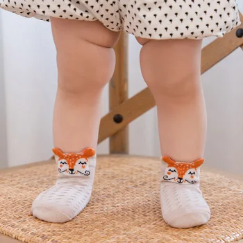 1 Çift Pamuk Kış Bebek Kız Erkek Çocuk Çorap Düşük Üst Çocuk Çorap Karikatür Bebek Yürüyor Bebek Çorap Bebek Hediye