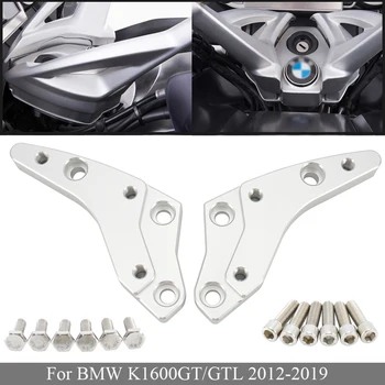 İçin BMW K1600GT K1600GTL K1600 2012-2019 Motosiklet Alüminyum Alaşım Gidon Adaptörleri kadar 18mm Yükseklik Yükselticiler 