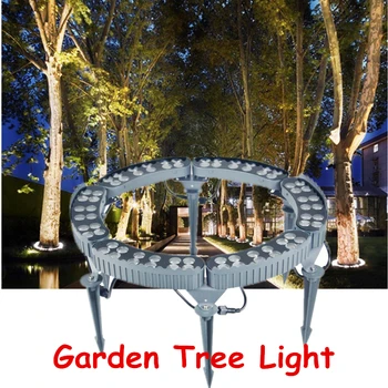 Ağaç ışıkları çim lambası Açık Mühendislik Peyzaj Aydınlatma Su Geçirmez Renkli Bahçe Yeraltı aydınlatma armatürü 24V 220V 12W