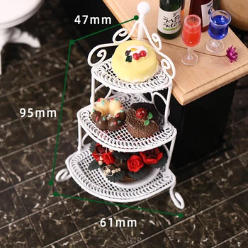 1 adet Ferforje Depolama Rafı Modeli 1/12 Dollhouse Minyatür Raf Demir Raf Çiçek Standı Dekorasyon Aksesuarları DIY Oyuncaklar Hediyeler