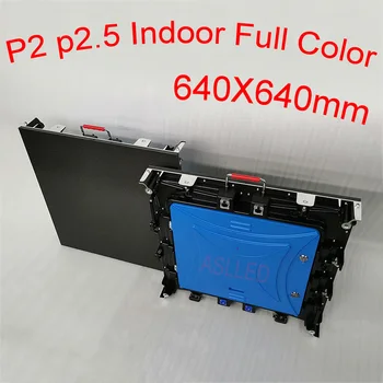 Özel Teklif Kapalı RGB LED Video Duvar P2 P2. 5 HD Kiralama LED Ekran Kartı 640X640mm Die-Cast alüminyum kabin Shenzhen Mağaza
