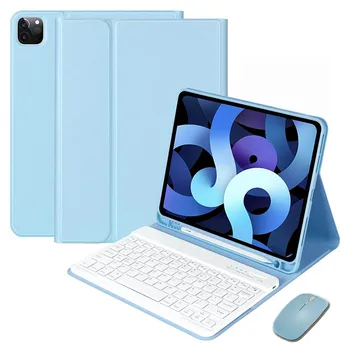 Sihirli Klavye iPad kılıfı Hava 4 3 2 1 iPad10.2 7th 8th Kablosuz Klavye ve Fare için iPad Pro 12.9 11 10.5 Hava 3 Teclado