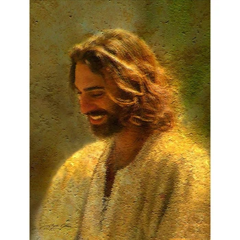 El Yapımı Elmas elmas Resim Allah İsa Nakış Portre Needlework Poster Ev Dekor Hediye Rhinestones 