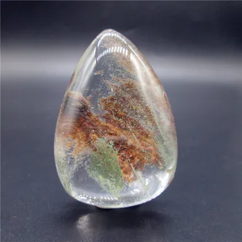 47g Doğal Taşlar Chorite-Kristaller Yeşil Hayalet Kristal mineral örneği Kayalar Bahçe Kuvars Ham Taş Dekorasyon Koleksiyonu