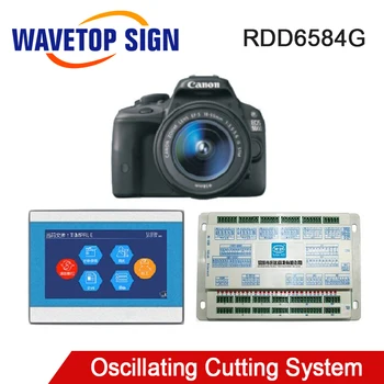 Ruida RDD6584G-DFM Salınımlı Kesme Sistemi ile 7 İnç Endüstriyel Dokunmatik Ekran için MARK Noktası Görsel Kesme