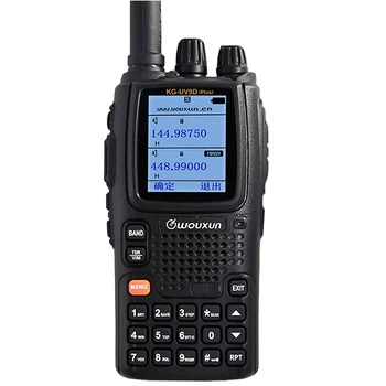 Wouxun KG-UV9D Artı vhf uhf Çok fonksiyonlu Amatör Radyo Communciator DTMF 2 Yönlü Radyo 7 bantları Walkie Talkie İstasyonu Güvenlik