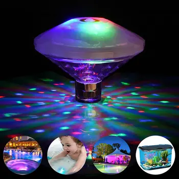 Elmas LED spot sualtı RGB yüzen su geçirmez ışık dalgıç LED disko parti bebek banyo ışık