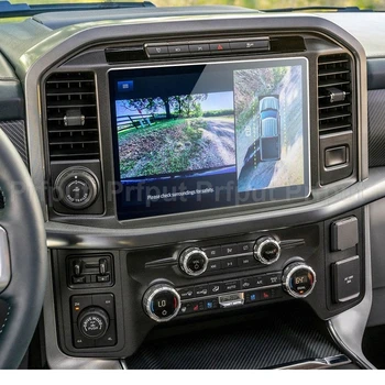 Temperli cam ekran koruyucu film Ford F-150 Tremor 2021 Araba radyo GPS Navigasyon İç aksesuarları