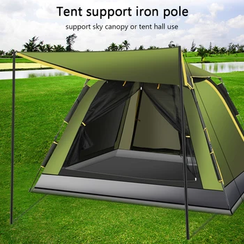 2 m / 6.6 ft çadır direği Kamp Tente Çubuk Standı Uzanan Kapı Çerçevesi Gölgelik Koridor Çubuk Çadır Aksesuarları