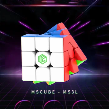 Neo MSCUBE MS3L 3X3X3 Sihirli Küp Manyetik Stickerless Rekabet Hız Profesyonel Çocuk Eğitici Oyuncak Yetişkinler Pürüzsüz Bulmaca