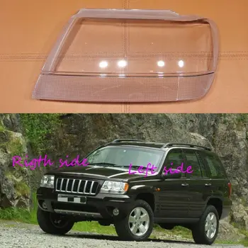 Araba Far Lens İçin Jeep Grand Cherokee 1999 2000 2001 2002 2003 2004 Araba Far kapağı Far Lens Otomatik Kabuk Kapak