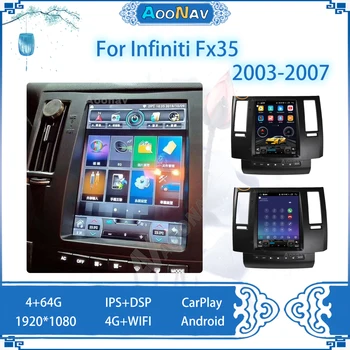 2Din Android Araba Radyo Infiniti Fx35 2003-2007 video oynatıcılar Multimedya GPS Navigasyon Carplay Kafa Ünitesi