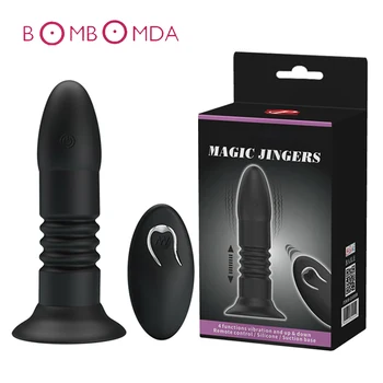 Anal Yapay Penis Vibratör Seks oyuncakları Erkekler İçin Kablosuz Uzaktan Kumanda prostat masaj aleti G noktası Stimülatörü Anal Butt Plug Yetişkin Seks Oyuncakları