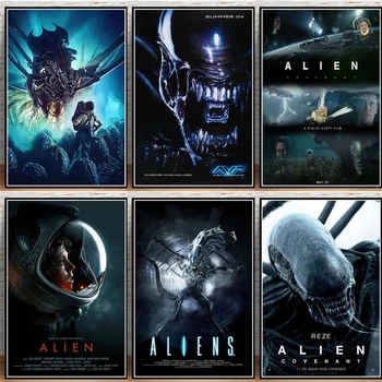 Alien Antlaşma Korku Filmi Klasik Elmas Sanat Boyama Tam Matkap Çapraz dikiş kitleri Taklidi Mozaik Nakış 5D Ev Dekor