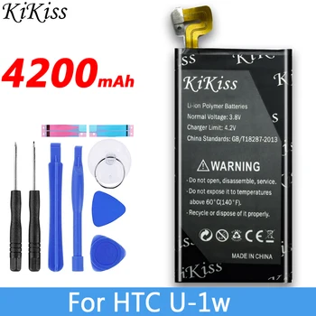 4200 mAh B2PZF100 telefonu htc için pil Okyanus Not U-1w U Ultra U-1u şarj edilebilir pil ACCU