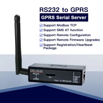 Seri Port Cihazı ağa Bağlayın Modbus TPC IP Fonksiyonu RJ45 RS232 GSM GPRS Seri Sunucu